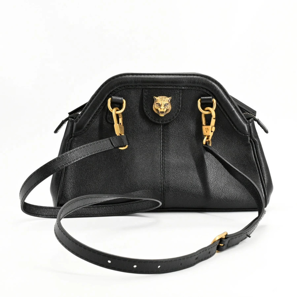 Gucci Rebelle Shoulder Bag Black - Picture 3 of 8